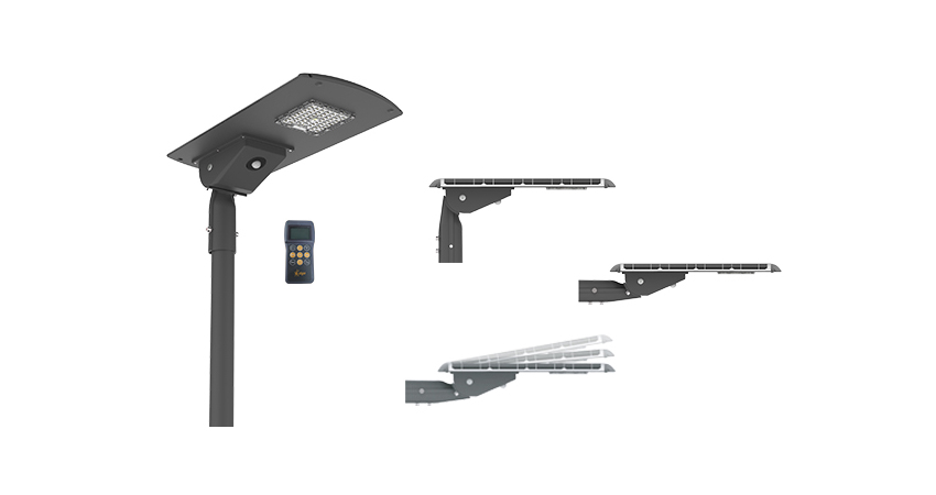 Edge solar LED street light fixture Edge solar LED street light fixture